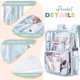 thumbnail image 5 of Mochila transparente mommore, resistente, de PVC transparente, grande, 5 of 6