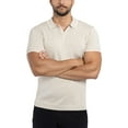 thumbnail image 5 of X RAY JEANS Mens Knit Polo Sweater, Oatmeal, L, 5 of 10