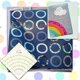 thumbnail image 4 of Arcs Fan Quilt Cutter Ruler Quilting Ruler Acrílico Quilters Ruler Afortunado Sencillez, 4 of 5