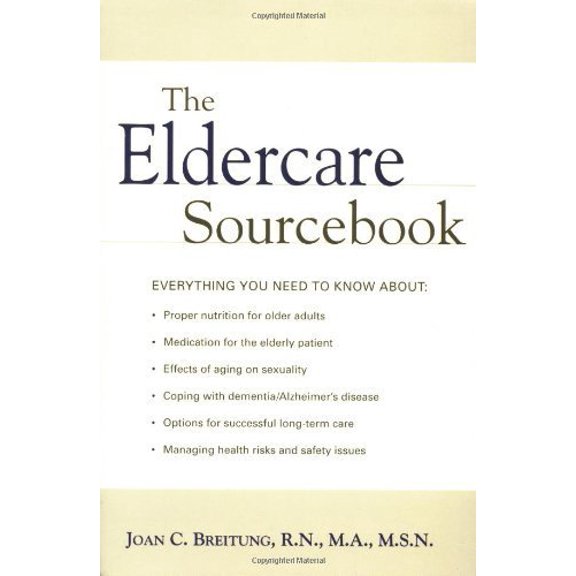 Pre-Owned The Eldercare Sourcebook (Paperback) 0658016571 9780658016578