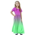 thumbnail image 6 of JoyHoop Girls Maxi Dress Short Sleeve Casual Holiday Dress with Pockets for 4-14 Years, 6 of 9