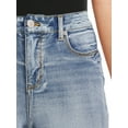 thumbnail image 4 of Time and Tru Women's High Rise Skinny Jeans, Available in 27", 29" Inseams, Sizes 2-20, 4 of 5