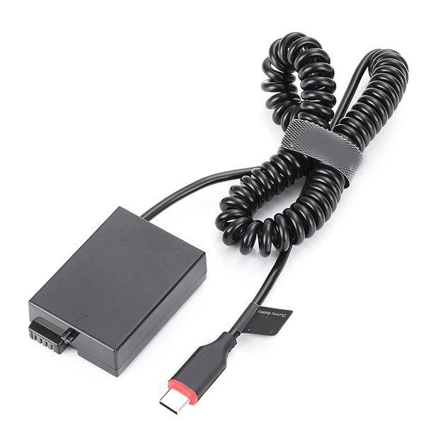 Tipo-c para Lp E8 Dr-e8 batería simulada fuente de alimentación de cámara portátil para Rebel