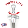 thumbnail image 1 of American Shifter 334109 Powerglide Billet Stainless Steel Braid Locking Dipstick Firewal & Transmission Mount, 1 of 1