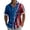 1776 US Flag, 250th Anniversary of the Founding of the Unite States 3, variant on American Flag Hawaiian Shirt Men 1776-2026 American Flag Patriotic Button Down Shirts Summer Beach Tops for Vacation