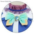 thumbnail image 4 of Nuevo Aqua Cosplay Anime Kono Subarashi Sekai Ni Shukufuku Wo disfraz peluca Konosuba fiesta de Halloween falda Top mangas medias conjunto, 4 of 4