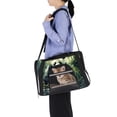 thumbnail image 6 of Panda Premium Fabric Pet Bag - Durable 900D Oxford Cloth - Cozy Sherpa Base - Ideal for Cats - Adjustable Nylon Webbing Straps - 17x10x11.8in/43x26x30cm Size, 6 of 7