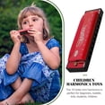 thumbnail image 4 of HLONK Beginner Harmonica 10-Hole Harmonica Small Harmonica Portable Harmonica for Kids, 4 of 6