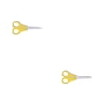 thumbnail image 4 of sweethay Tijeras antiguas con escala Manual de bricolaje Medición precisa Mango Colores brillantes multifuncionales 2 en 1 Tijeras Amarillo 2piezas, 4 of 6