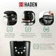 thumbnail image 3 of HADEN Cafetera, Cafetera de Goteo Programable de 12 Tazas con Función de Apagado Automático y Filtro de Agua Lavable Reutilizable, Negro y Cobre, 3 of 5