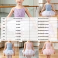 thumbnail image 4 of Girls Camisole Tutu Leotard with Sparkle Mesh and Bow Straps,Ballet Dance Dress, 4 of 7