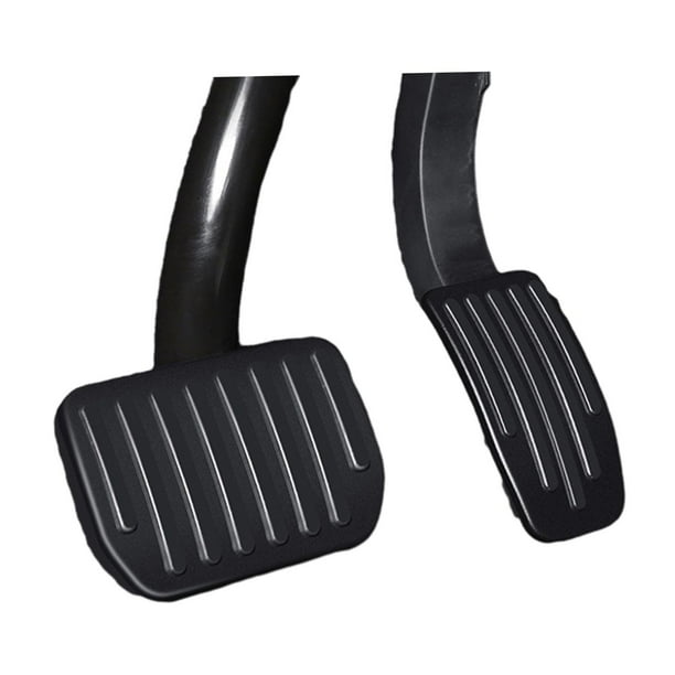 Cubiertas para pedales de freno y acelerador de automóvil, antideslizantes y decorativas. Negro