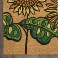 thumbnail image 5 of Nourison Greetings Indoor/Outdoor Floral Sunflowers Yellow 2' x 3' Door Mat, (2' x 3'), 5 of 6