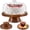 Clear (Acrylic Cover), variant on XIMEI Acacia Wood Cake Stand with Acrylic Dome Lid, 12" Footed Round Cake Holder with Cover, Large Dessert Table Display & Charcuterie Board