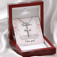 thumbnail image 5 of To My Daughter One Of The Greatest Joys Cross Card Necklace w Stainless Steel Pendant, 5 of 13