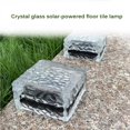 thumbnail image 3 of Waterproof Ice Cube Solar Lamp Frosted Glass Solar Brick Light Frosted Glass Brick Lamp, 3 of 9