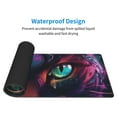 thumbnail image 3 of Rocae Futuristic Cat Warrior for Gaming Mouse Pad, Mouse Pad Large, Office Computer Keyboard Mousepad, Keyboard and Mouse Pad with Stitched Edges,31.5 x 11.8 in, 3 of 5