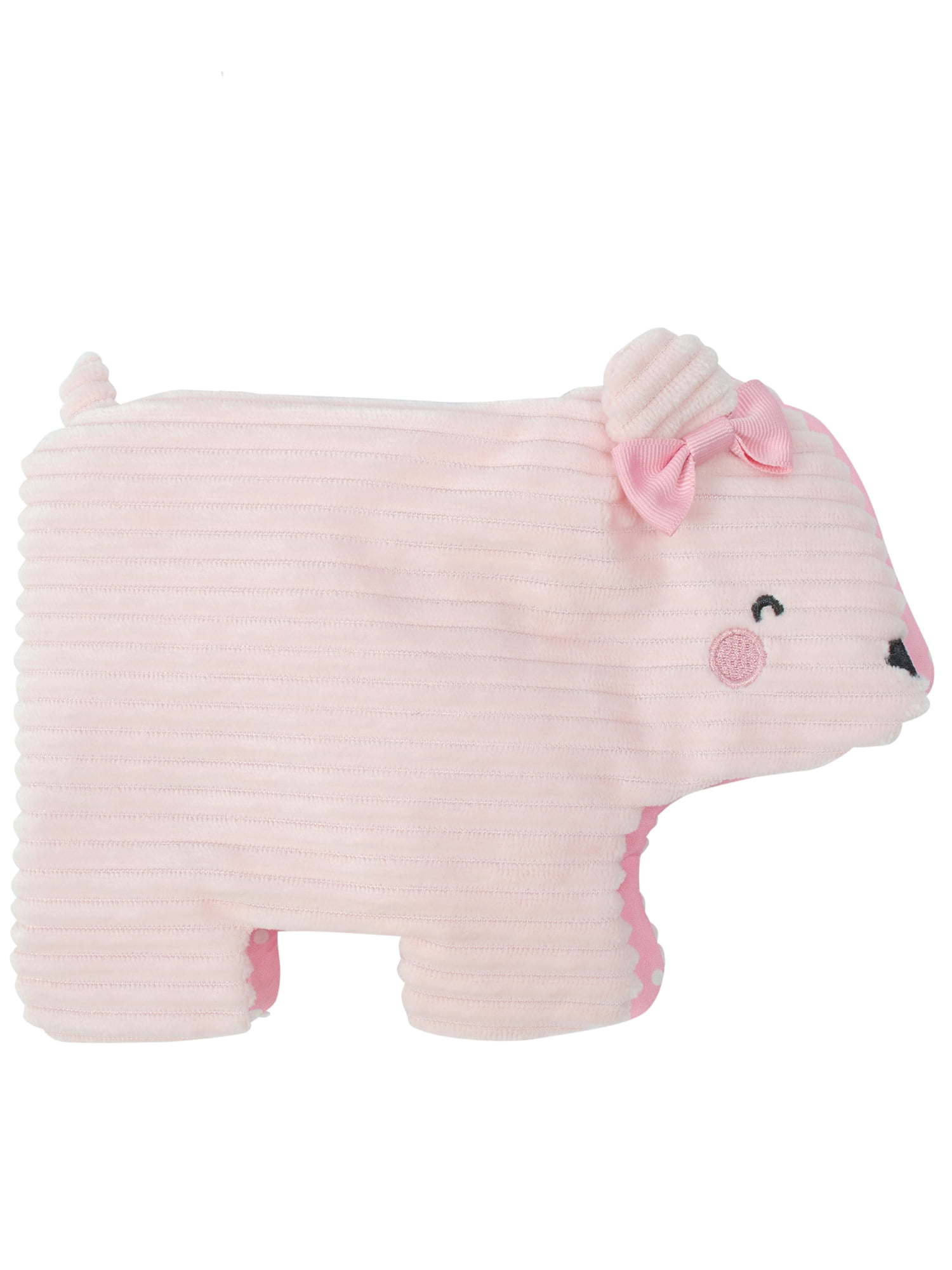 Modern Moments by Gerber Baby Girl Developmental Soft Crinkle Book, Pink Bear