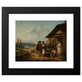 thumbnail image 2 of Wojciech Gerson 14x12 Black Modern Framed Museum Art Print Titled - In Front of a Manor House (1856), 2 of 5
