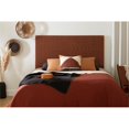 thumbnail image 6 of Pemberly Row Modern 63.5"W Woven Leather Headboard in Brown Finish, 6 of 7