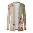 thumbnail image 3 of Amzcrzy Cardigans pour Femmes Cardigan Décontracté à Manches Longues Imprimé Veste Cardigan pour Femmes Hauts à Manches Longues pour Femmes Veste Vêtements pour Femmes Hauts pour Femmes, 3 of 6
