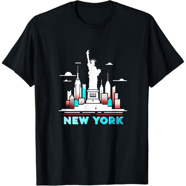New York City Skyline Souvenir New York Love NYC Camiseta