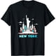 thumbnail image 1 of New York City Skyline Souvenir New York Love NYC Camiseta, 1 of 2