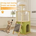 thumbnail image 3 of golytefs Green Cat Tree Cat Climbing Frame Multi-layer Cats Towers for Indoor Cats, 3 of 9