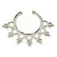thumbnail image 4 of Septum Hanger Jewelry with Filigree Design Made of Surgical Steel, 4 of 11