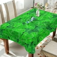 thumbnail image 4 of Coolnut St Patrick's Clover Tablecloth Rectangle Colorful Table Cloth Large Square Table Cover for Dining Kitchen Party 54"x72" Decor Gift, 4 of 7