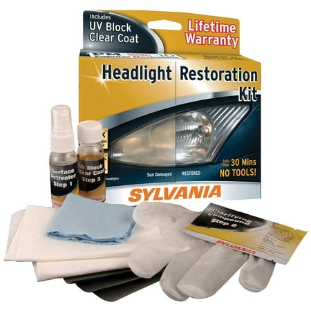 Headlight Restoration Kit, Fully removes haze and corrosion from headlight lenses By (Best Way To Remove Paint From Car)