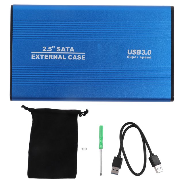 Caja de disco duro 2,5 pulgadas 4TB indicación LED carcasa de aluminio intercambiable en caliente 5Gbps puerto USB 3,0 Funda de disco duro externo