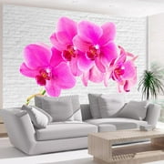 Tiptophomedecor Floral Wallpaper Wall Mural - Pink Excitation