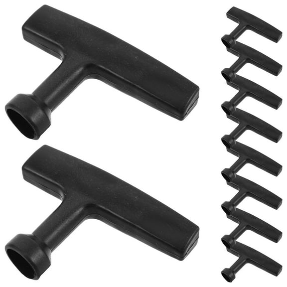 OUNONA 10pcs Replacement Recoil Starter Pull Handles Compatible with GX160 Engine for Chainsaws Lawn Mowers Trimmers Generators