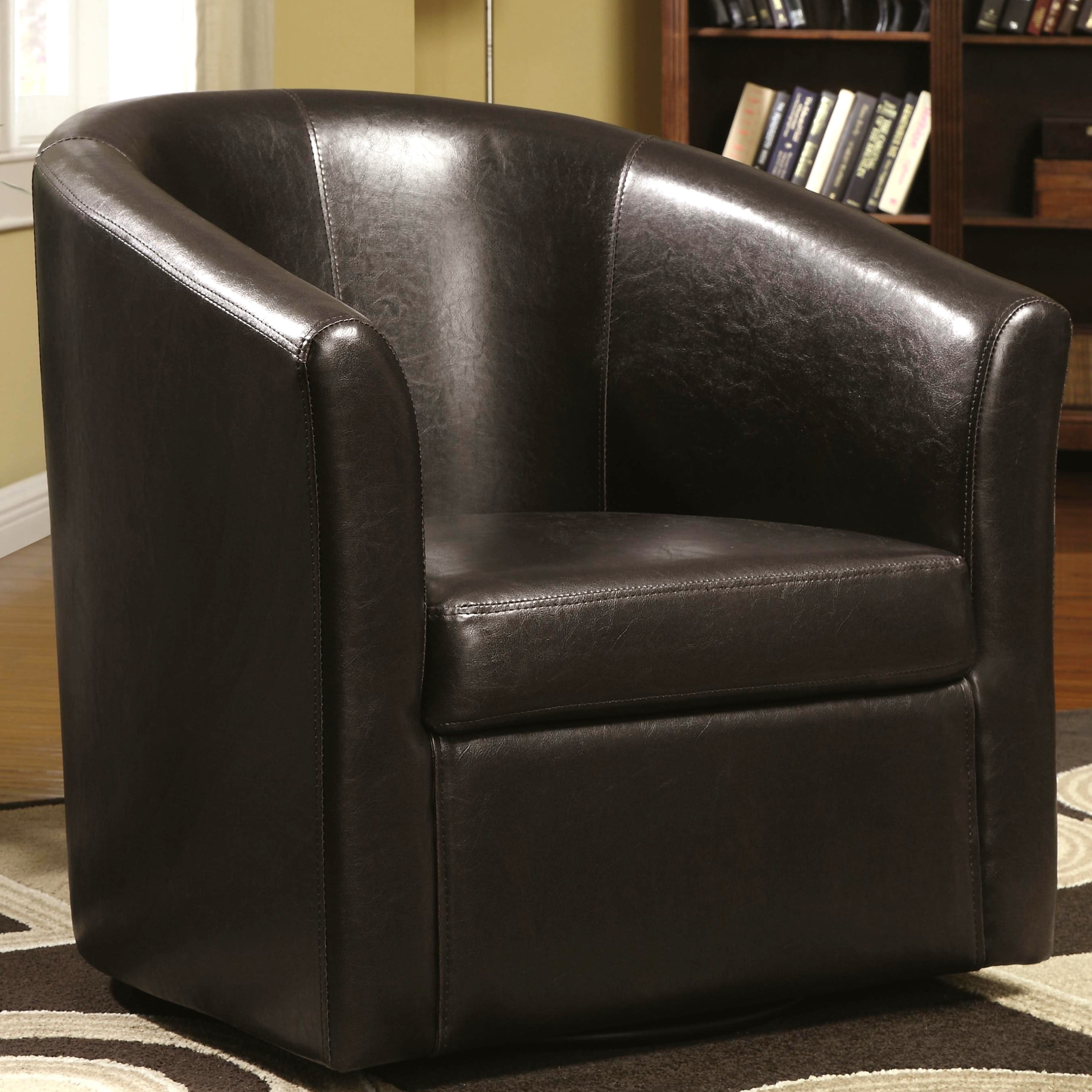 A Line Furniture Living Room Barrel Style Upholstered ...