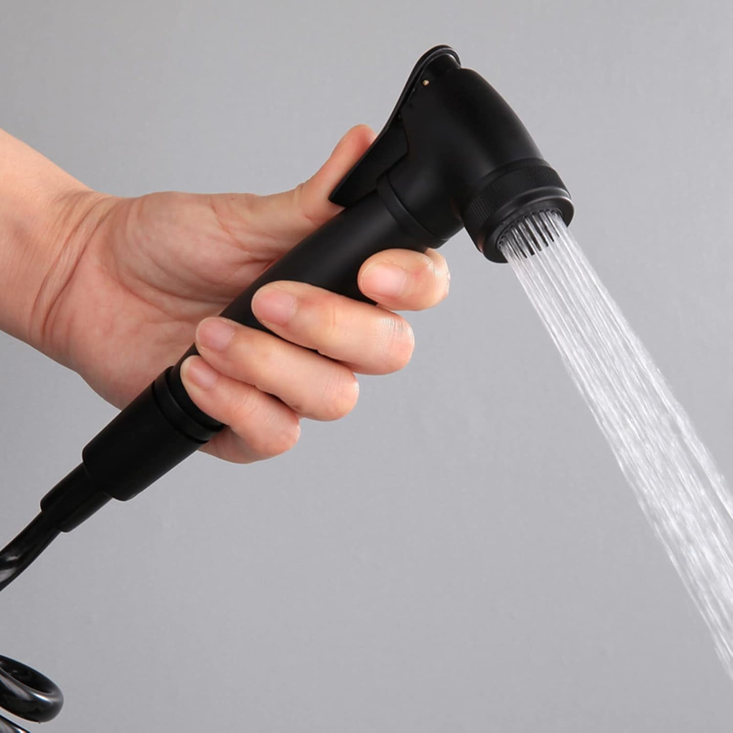 High Pressure Bidet Faucet Sprayer with 2M Hose, Portable Single Handle Cloth Diaper Sprayer for Washing, Easy to Install
