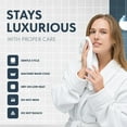 thumbnail image 6 of White Classic Luxury Cotton 12 Pc Washcloth Set, Hotel Style Small Bath Towel and Face Cloth 13x13, White Soft Plush Washcloth Pack of 12, Thick High Absorbent Wash Clothes, Bathroom Face Towels, 6 of 8