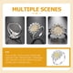 thumbnail image 3 of Anillo de girasol con circonita cúbica de repuesto para dedo, anillo de moda para mujer, 3 of 7