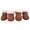 coffee, variant on Manfiter Warm Waterproof Pet Winter Shoes, Anti-Slip Snow Booties Outdoor Walking Footwear for Small Puppies and Cats