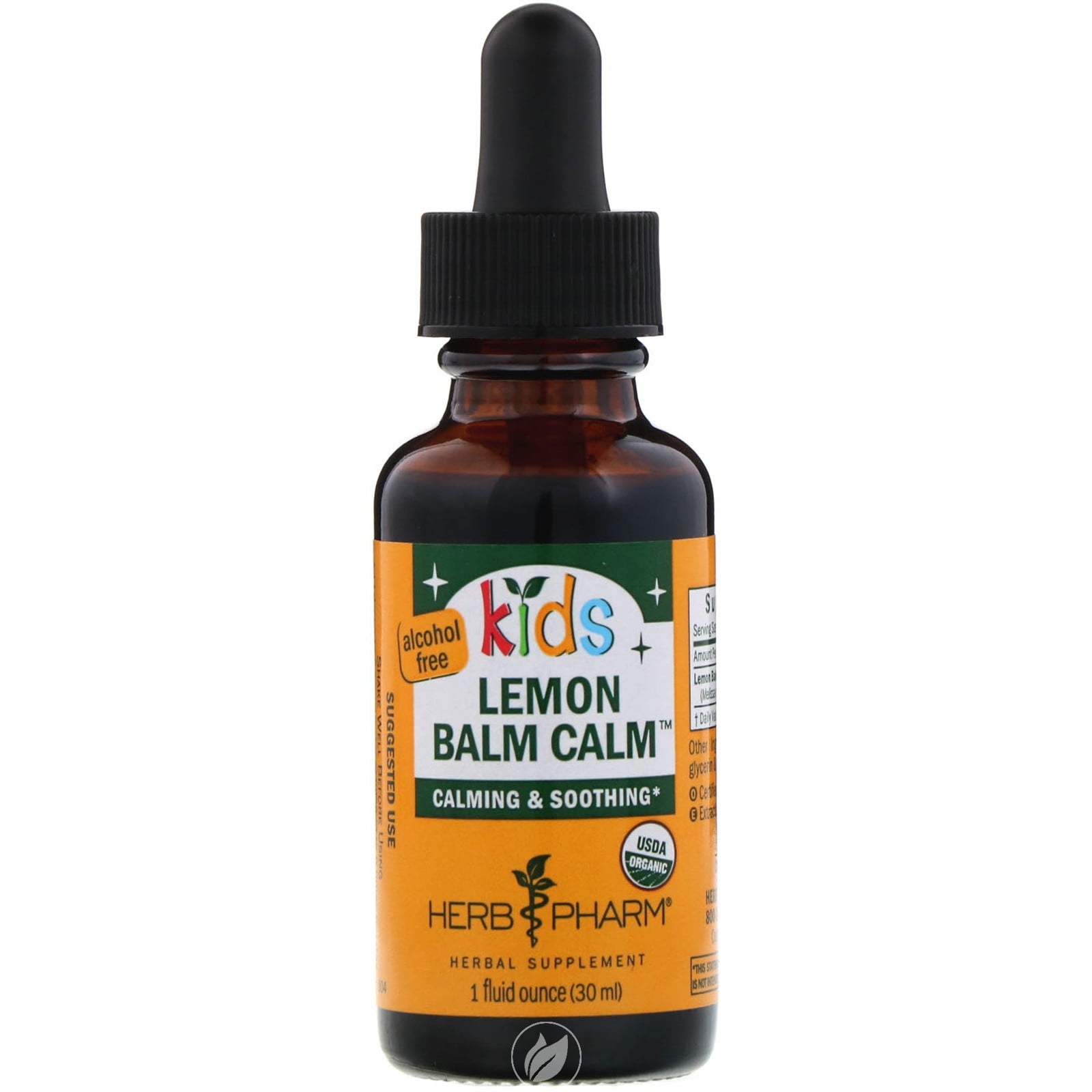Herb Pharm Kids Lemon Balm Calm Glycerite 1Oz