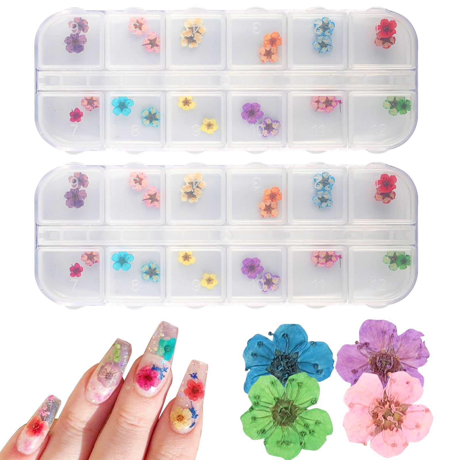 nail flower stickers
