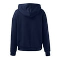 thumbnail image 5 of Daznico Sweatshirt for Women - Womens Hoodie with Loose Pullover Long Sleeve Spliced with String Pocket Hoodie Sweater, Hooded Sweatshirt Women,Color:Blue Size:M, 5 of 5