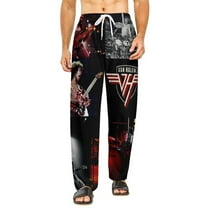 Home Pajamas Van Halen Unisex Soft And Comfortable Pajama Pants For Mens Womens Nightgown