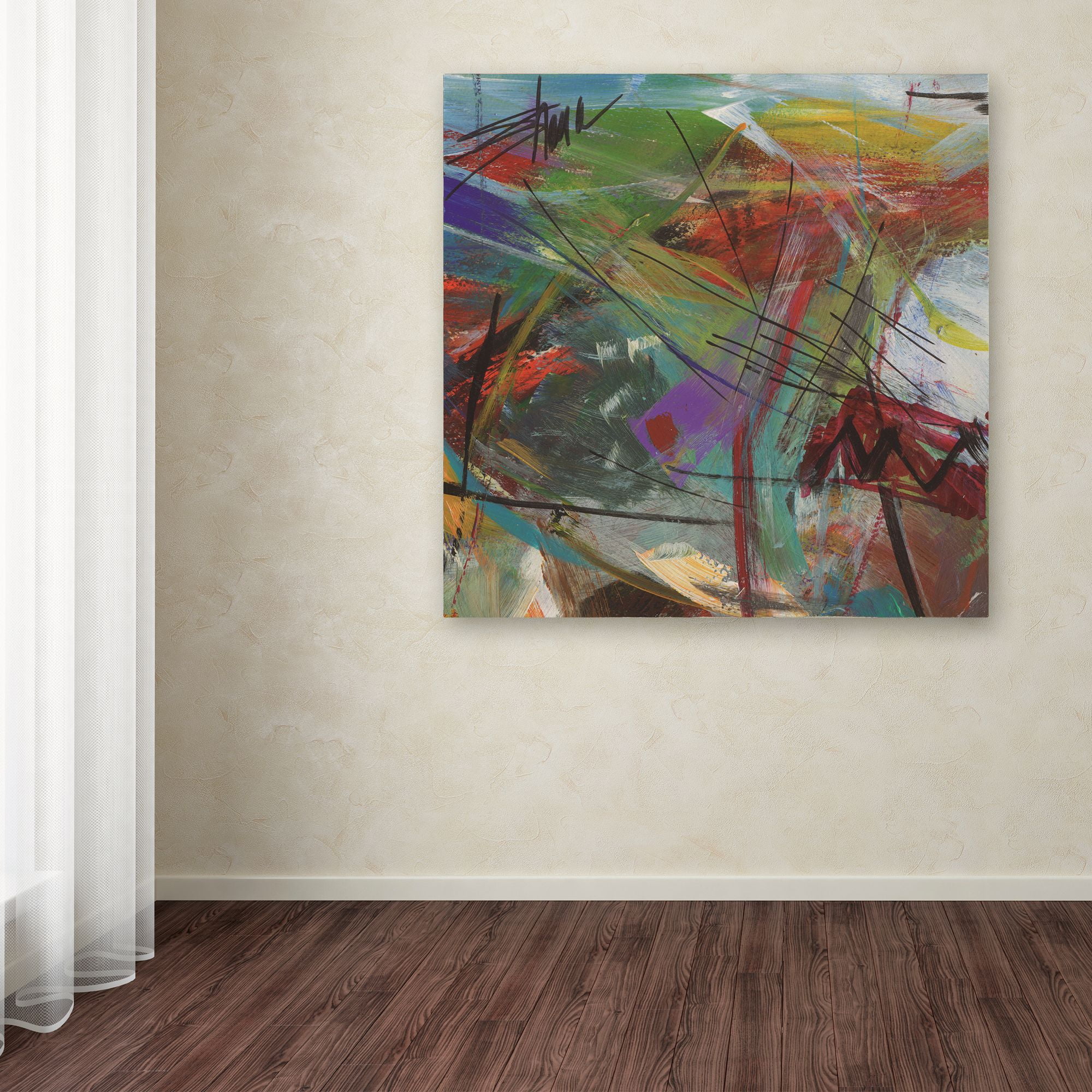 Trademark Fine Art 'Inescapable V' Canvas Art by Shana Dominguez