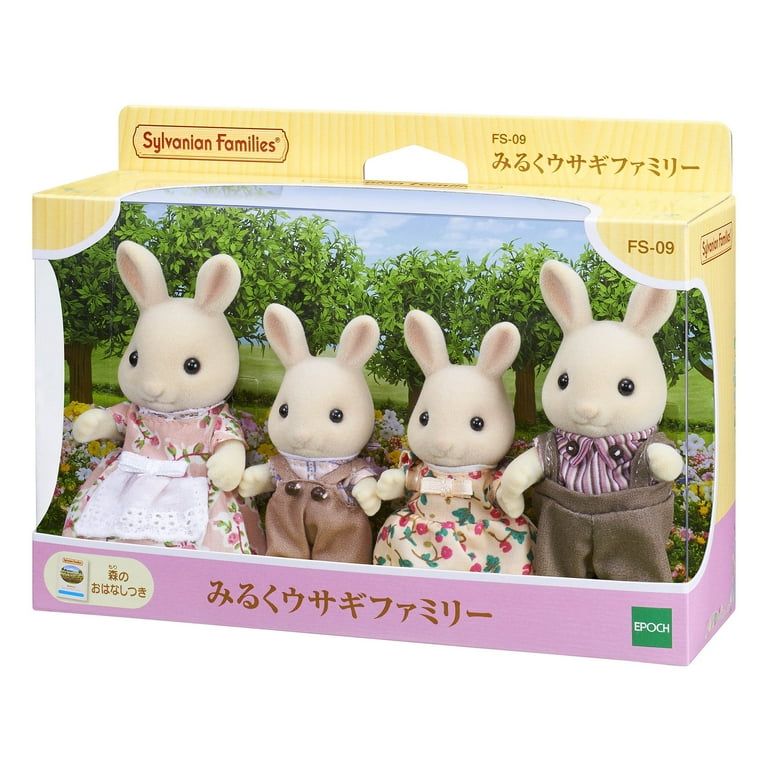 Sylvanian families cheap milk rabbit family
