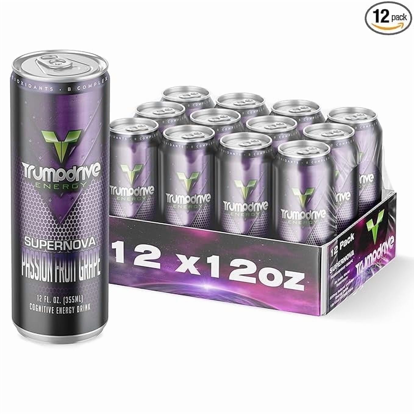 TRUMPDRIVE ENERGY Drink Nootropic Formula, Cognitive Neptune Wild