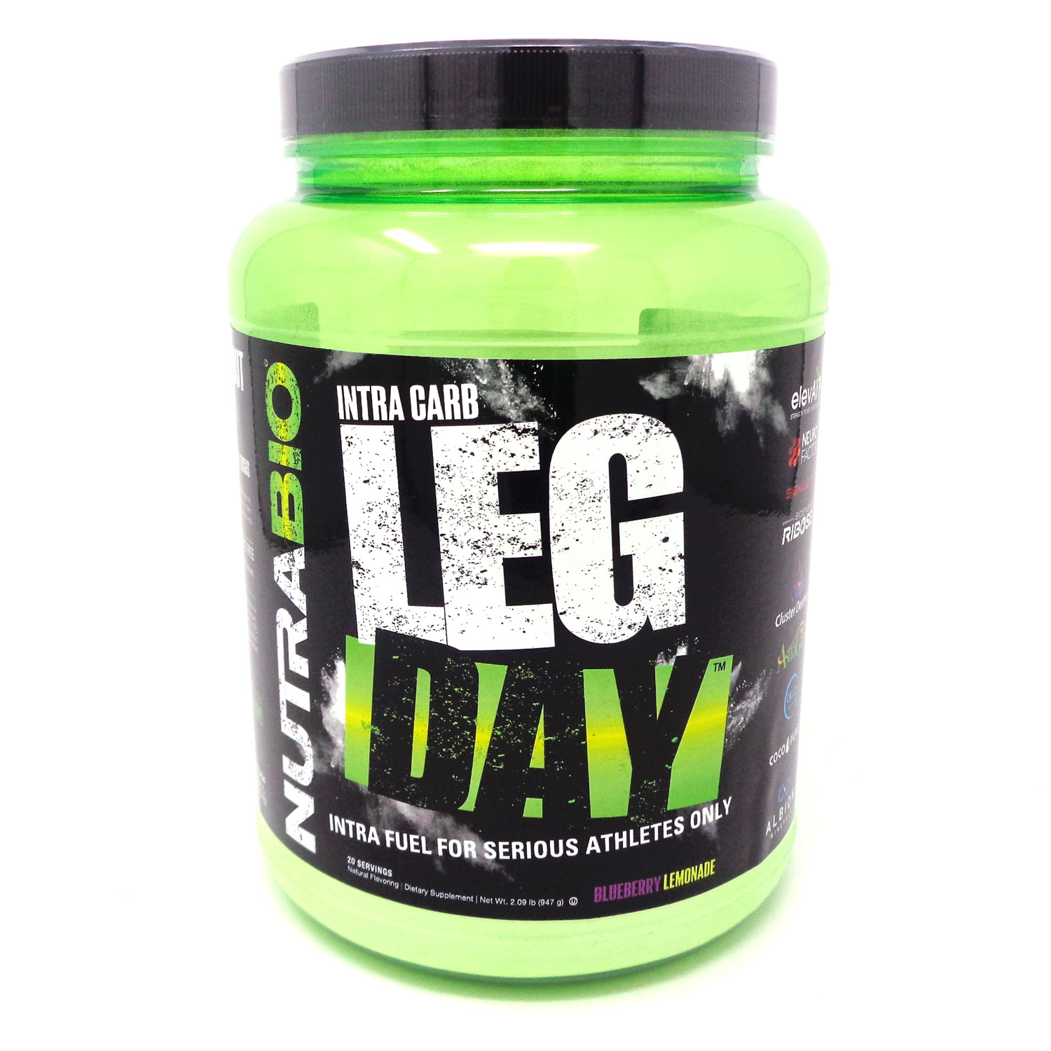 NutraBio Intra Carb Leg Day Blueberry Lemonade 20