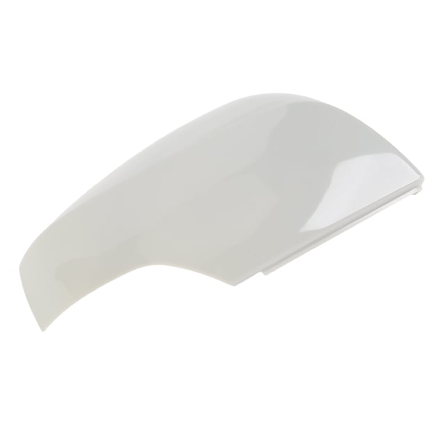 Car Side Rearview Mirror Cover Cap Unpainted Exterior Door Mirror Cover Shell Replacement for 2014-2018 with Turn Signal Hole Gray
