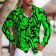 thumbnail image 3 of Líneas de camisas para hombres, pétalos de lujo de moda, casuales, suaves y cómodos, patrón de alta definición, nuevas blusas para hombres., 3 of 5