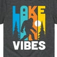 thumbnail image 3 of Instant Message - Lake Vibes Sasquatch  - Toddler & Youth Short Sleeve Graphic T-Shirt, 3 of 6